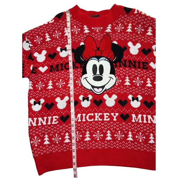 NWT Disney Minnie Mouse Holiday Christmas Sweater Plus Size OX - Picture 9 of 9